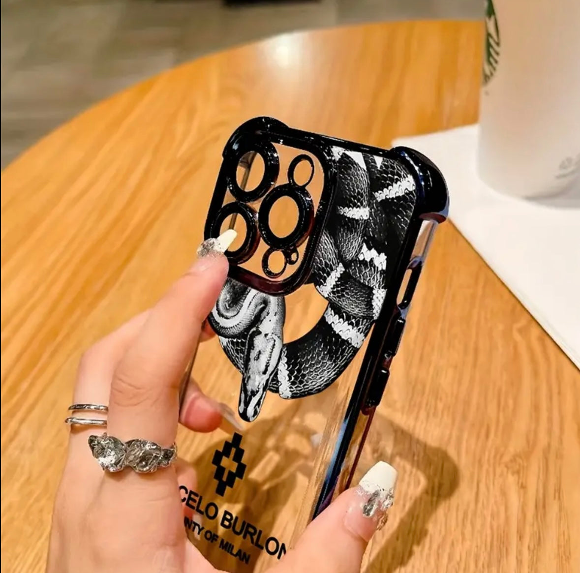 Cover iPhone Marcelo Burlon - Snake Edition